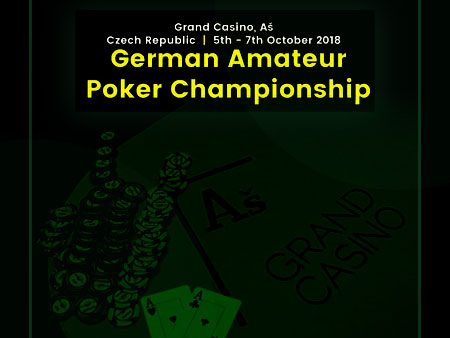 German Amateur Poker Championship начнется 5 октября